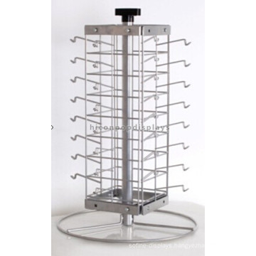 Durable Desktop Metal Wire Eyewear Store Metal Rotating 32 Pairs Eyewear Eyeglass Display Rack